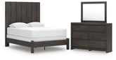 J&M Furniture - Ashley Furniture - Fraluna Queen Panel Bed, Dresser and Mirror - Queen Panel Bed, Dresser and Mirror - PCB3370B3