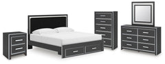 J&M Furniture - Ashley Furniture - Zuraleus King Storage Bed, Dresser, Mirror, Chest and Nightstand - King Storage Bed, Dresser, Mirror, Chest and Nightstand - PCB3380B20