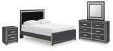 J&M Furniture - Ashley Furniture - Zuraleus Queen Panel Bed, Dresser, Mirror and Nightstand - Queen Panel Bed, Dresser, Mirror and Nightstand - PCB3380B19
