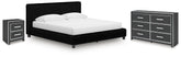 J&M Furniture - Ashley Furniture - Zuraleus King Upholstered Bed, Dresser and Nightstand - King Upholstered Bed, Dresser and Nightstand - PCB3380B17