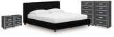 J&M Furniture - Ashley Furniture - Zuraleus King Upholstered Bed, 2 Chests and 2 Nightstands - King Upholstered Bed, 2 Chests and 2 Nightstands - PCB3380B24