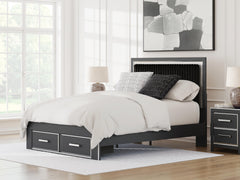 J&M Furniture - Ashley Furniture - Zuraleus Queen Upholstered Panel Platform Storage Bed - Queen Upholstered Panel Storage Bed - PCB3380B4
