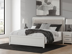 J&M Furniture - Ashley Furniture - Zuraleus King Upholstered Panel Platform Bed - King Upholstered Panel Platform Bed - PCB3381B8