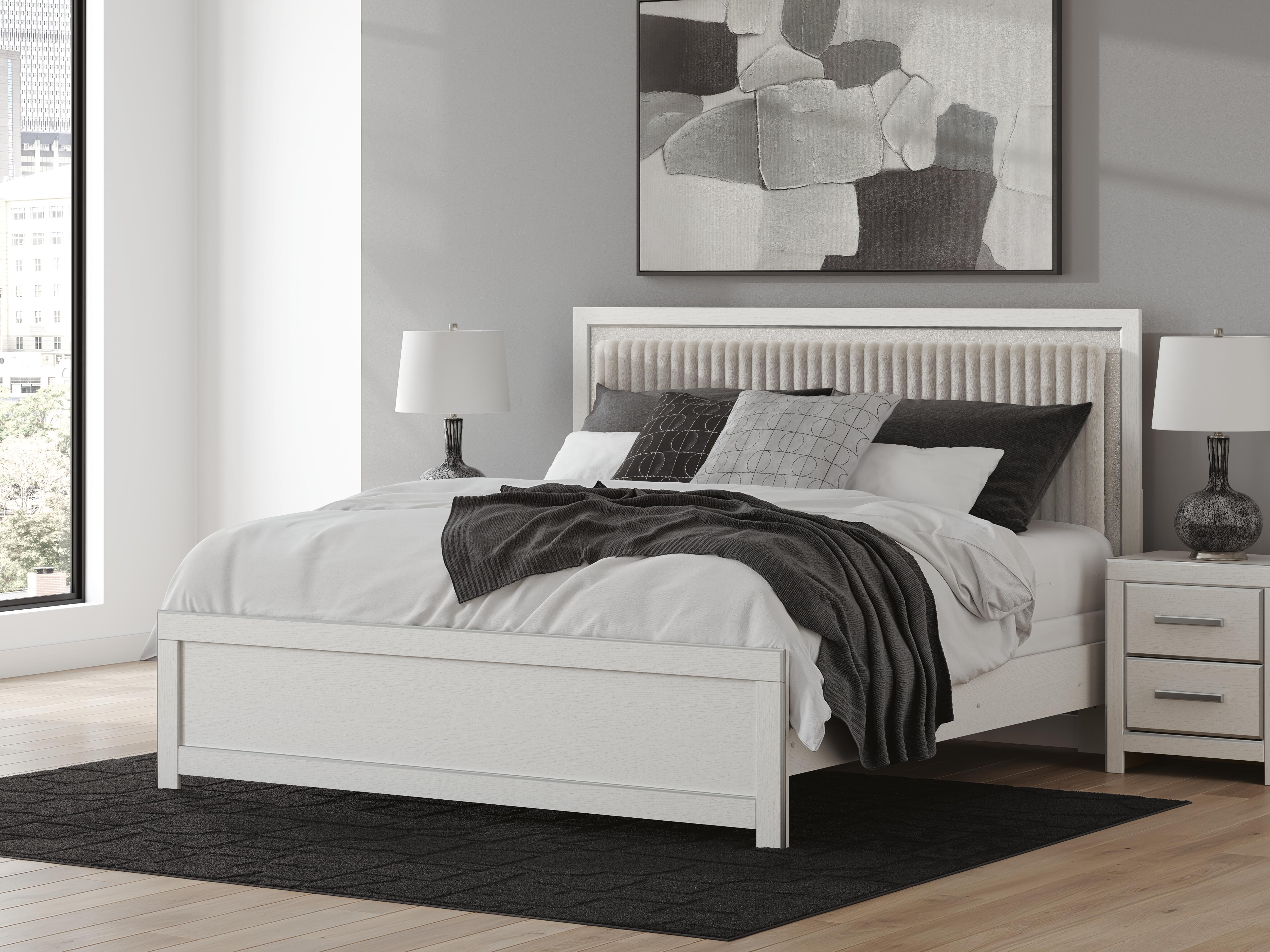 J&M Furniture - Ashley Furniture - Zuraleus King Upholstered Panel Bed - King Upholstered Panel Bed - PCB3381B10