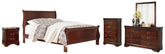 J&M Furniture - Ashley Furniture - Alisdair Queen Sleigh Bed, Dresser, Mirror, Chest and Nightstand - Queen Sleigh Bed, Dresser, Mirror, Chest and Nightstand - B376B12
