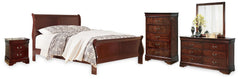 J&M Furniture - Ashley Furniture - Alisdair California King Sleigh Bed, Dresser, Mirror, Chest and Nightstand - California King Sleigh Bed, Dresser, Mirror, Chest and Nightstand - B376B36