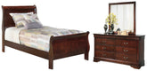 J&M Furniture - Ashley Furniture - Alisdair Twin Sleigh Bed, Dresser and Mirror - Twin Sleigh Bed, Dresser and Mirror - B376B6