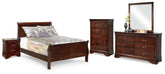 J&M Furniture - Ashley Furniture - Alisdair Full Sleigh Bed, Dresser, Mirror, Chest and Nightstand - Full Sleigh Bed, Dresser, Mirror, Chest and Nightstand - B376B19