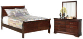 J&M Furniture - Ashley Furniture - Alisdair Full Sleigh Bed, Dresser and Mirror - Full Sleigh Bed, Dresser and Mirror - B376B7
