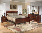 J&M Furniture - Ashley Furniture - Alisdair Queen Sleigh Bed, Dresser, Mirror, and Nightstand - Queen Sleigh Bed, Dresser, Mirror, and Nightstand - B376B14