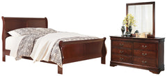 J&M Furniture - Ashley Furniture - Alisdair Queen Sleigh Bed, Dresser and Mirror - Queen Sleigh Bed, Dresser and Mirror - B376B3