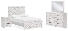 J&M Furniture - Ashley Furniture - Cayboni Full Panel Bed, Dresser, Mirror and Nightstand - Full Panel Bed, Dresser, Mirror and Nightstand - B3788B14