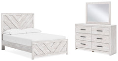 J&M Furniture - Ashley Furniture - Cayboni Full Panel Bed, Dresser and Mirror - Full Panel Bed, Dresser and Mirror - B3788B3