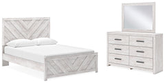 J&M Furniture - Ashley Furniture - Cayboni Queen Panel Bed, Dresser and Mirror - Queen Panel Bed, Dresser and Mirror - B3788B5