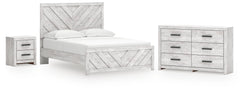 J&M Furniture - Ashley Furniture - Cayboni Queen Panel Bed, Dresser and Nightstand - Queen Panel Bed, Dresser and Nightstand - B3788B9