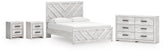 J&M Furniture - Ashley Furniture - Cayboni Queen Panel Bed, Dresser and 2 Nightstands - Queen Panel Bed, Dresser and 2 Nightstands - B3788B13