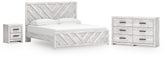 J&M Furniture - Ashley Furniture - Cayboni King Panel Bed, Dresser and Nightstand - King Panel Bed, Dresser and Nightstand - B3788B10