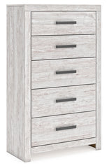 J&M Furniture - Ashley Furniture - Cayboni Chest of Drawers - Five Drawer Chest / Whitewash - B3788-46