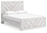 J&M Furniture - Ashley Furniture - Cayboni Queen Panel Bed - Queen Panel Bed / Whitewash - B3788B4