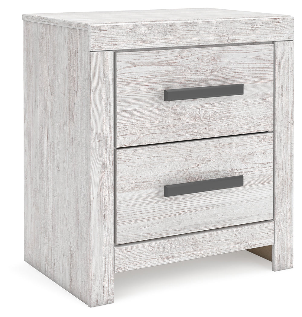 J&M Furniture - Ashley Furniture - Cayboni Nightstand - Two Drawer Night Stand / Whitewash - B3788-92