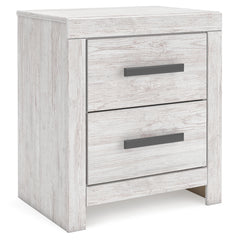 J&M Furniture - Ashley Furniture - Cayboni Nightstand - Two Drawer Night Stand / Whitewash - B3788-92