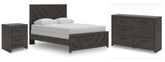 J&M Furniture - Ashley Furniture - Prendonea Queen Panel Bed, Dresser and Nightstand - Queen Panel Bed, Dresser and Nightstand - B3789B9