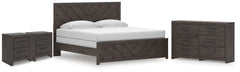 J&M Furniture - Ashley Furniture - Prendonea King Panel Bed, Dresser and 2 Nightstands - King Panel Bed, Dresser and 2 Nightstands - B3789B13