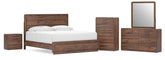 J&M Furniture - Ashley Furniture - Fortlorn Queen Panel Bed, Dresser, Mirror, 2 Chests and 2 Nightstands - Queen Panel Bed, Dresser, Mirror, 2 Chests and 2 Nightstands - PCB386B12