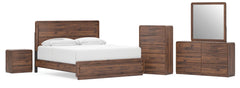 J&M Furniture - Ashley Furniture - Fortlorn Queen Panel Bed, Dresser, Mirror, 2 Chests and 2 Nightstands - Queen Panel Bed, Dresser, Mirror, 2 Chests and 2 Nightstands - PCB386B12