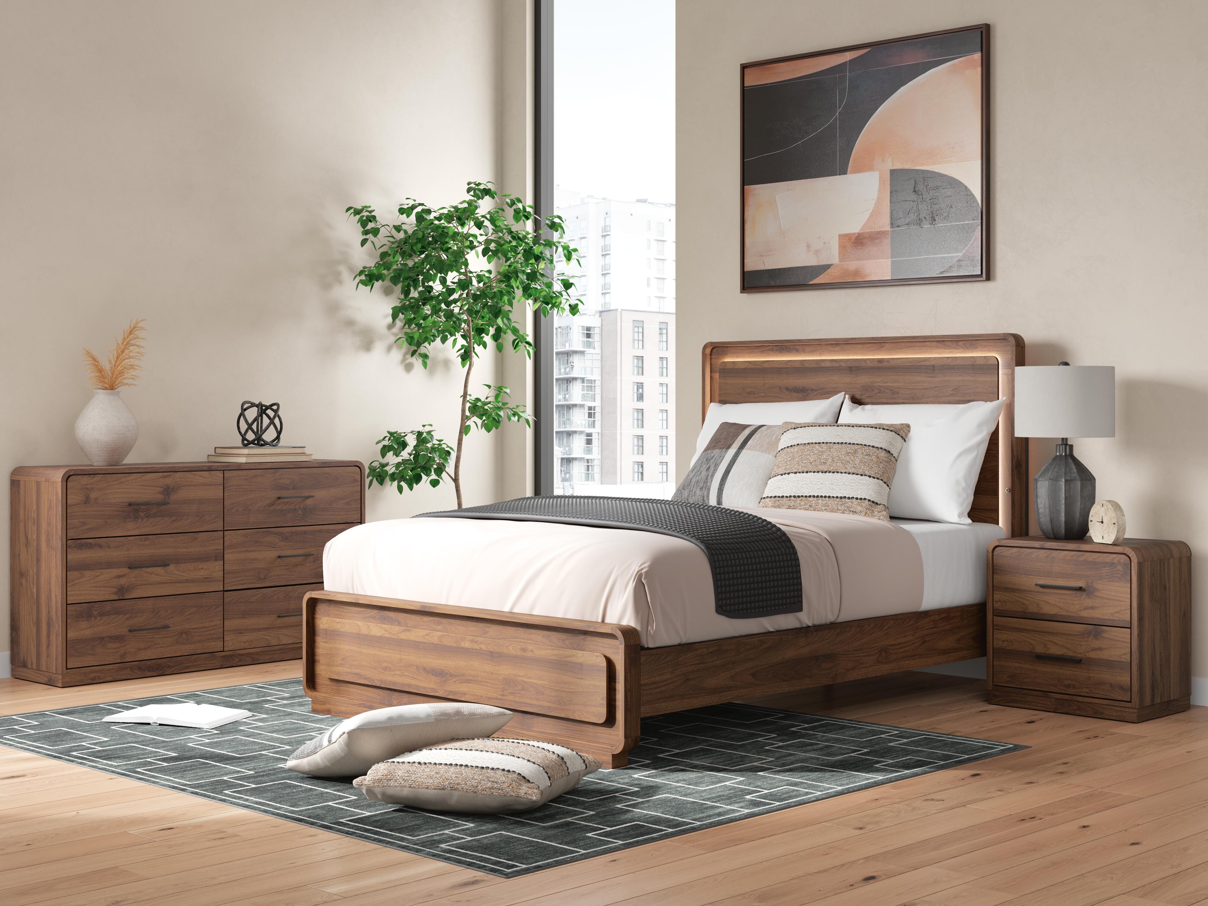 J&M Furniture - Ashley Furniture - Fortlorn Queen Panel Bed, Dresser and Nightstand - Queen Panel Bed, Dresser and Nightstand - PCB386B6