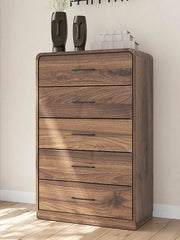 J&M Furniture - Ashley Furniture - Fortlorn Chest of Drawers - Five Drawer Chest - PCB386-46