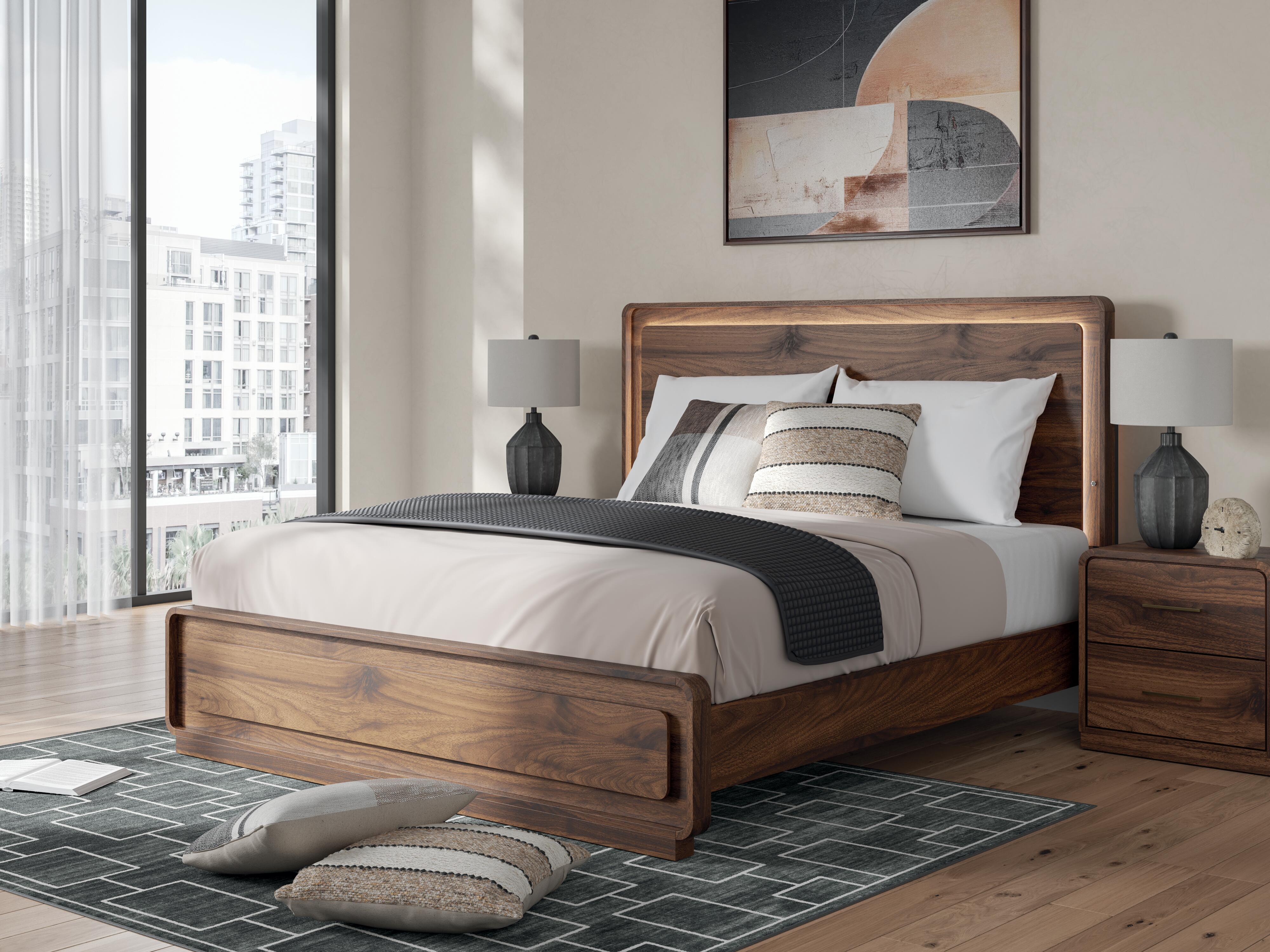 J&M Furniture - Ashley Furniture - Fortlorn King Panel Bed - King Panel Bed - PCB386B4