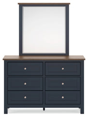 Landocken Full Panel Bed, Dresser and Mirror