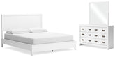 J&M Furniture - Ashley Furniture - Binterglen California King Panel Bed, Dresser and Mirror - California King Panel Bed, Dresser and Mirror - B427B13