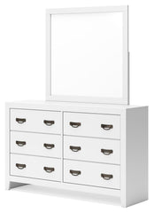 Binterglen King Panel Bed, Dresser, Mirror and Nightstand