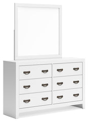 Binterglen Twin Panel Bed, Dresser, Mirror, Chest and 2 Nightstands