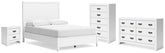 J&M Furniture - Ashley Furniture - Binterglen Full Panel Bed, Dresser, Chest and Nightstand - Full Panel Bed, Dresser, Chest and Nightstand - B427B17