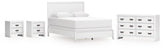 J&M Furniture - Ashley Furniture - Binterglen Queen Panel Bed, Dresser and 2 Nightstands - Queen Panel Bed, Dresser and 2 Nightstands - B427B15