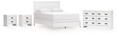 J&M Furniture - Ashley Furniture - Binterglen Queen Panel Bed, Dresser and 2 Nightstands - Queen Panel Bed, Dresser and 2 Nightstands - B427B15