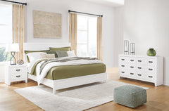 J&M Furniture - Ashley Furniture - Binterglen King Panel Bed, Dresser and Nightstand - King Panel Bed, Dresser and Nightstand - B427B11