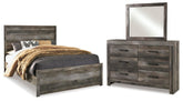 J&M Furniture - Ashley Furniture - Wynnlow Queen Panel Bed, Dresser and Mirror - Queen Panel Bed, Dresser and Mirror - B440B3