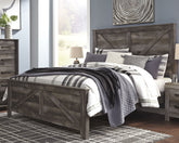 J&M Furniture - Ashley Furniture - Wynnlow King Crossbuck Panel Bed - King Crossbuck Panel Bed - B440B11