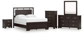J&M Furniture - Ashley Furniture - Covetown Queen Panel Bed, Dresser, Mirror, Chest and Nightstand - Queen Panel Bed, Dresser, Mirror, Chest and Nightstand - B441B14