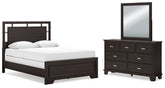 J&M Furniture - Ashley Furniture - Covetown Queen Panel Bed, Dresser and Mirror - Queen Panel Bed, Dresser and Mirror - B441B7