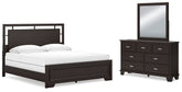 J&M Furniture - Ashley Furniture - Covetown King Panel Bed, Dresser and Mirror - King Panel Bed, Dresser and Mirror - B441B10