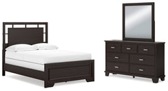 J&M Furniture - Ashley Furniture - Covetown Full Panel Bed, Dresser and Mirror - Full Panel Bed, Dresser and Mirror - B441B5