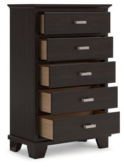Covetown Full Panel Bed, Chest and Nightstand