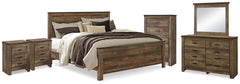 J&M Furniture - Ashley Furniture - Trinell King Panel Bed. Dresser, Mirror, Chest and 2 Nightstands - King Panel Bed. Dresser, Mirror, Chest and 2 Nightstands - B446B97