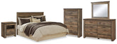 J&M Furniture - Ashley Furniture - Trinell Queen Panel Headboard, Dresser, Mirror, Chest and Nightstand - Queen Panel Headboard, Dresser, Mirror, Chest and Nightstand - B446B90