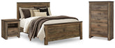 J&M Furniture - Ashley Furniture - Trinell Queen Panel Bed, Chest and 2 Nightstands - Queen Panel Bed, Chest and 2 Nightstands - B446B59